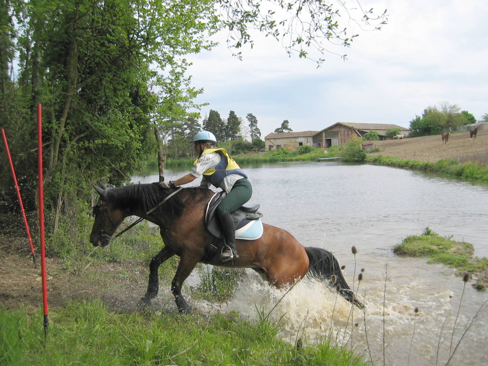 Sortie du lac