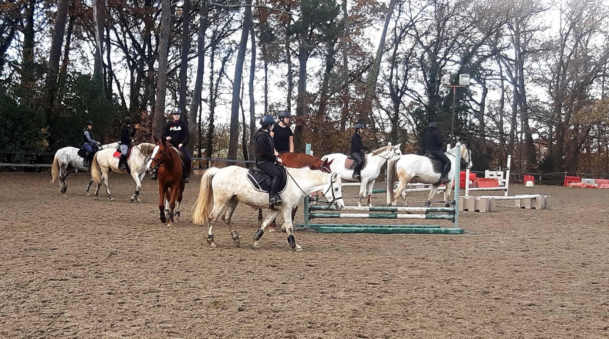 Cours au Centre Equestre
