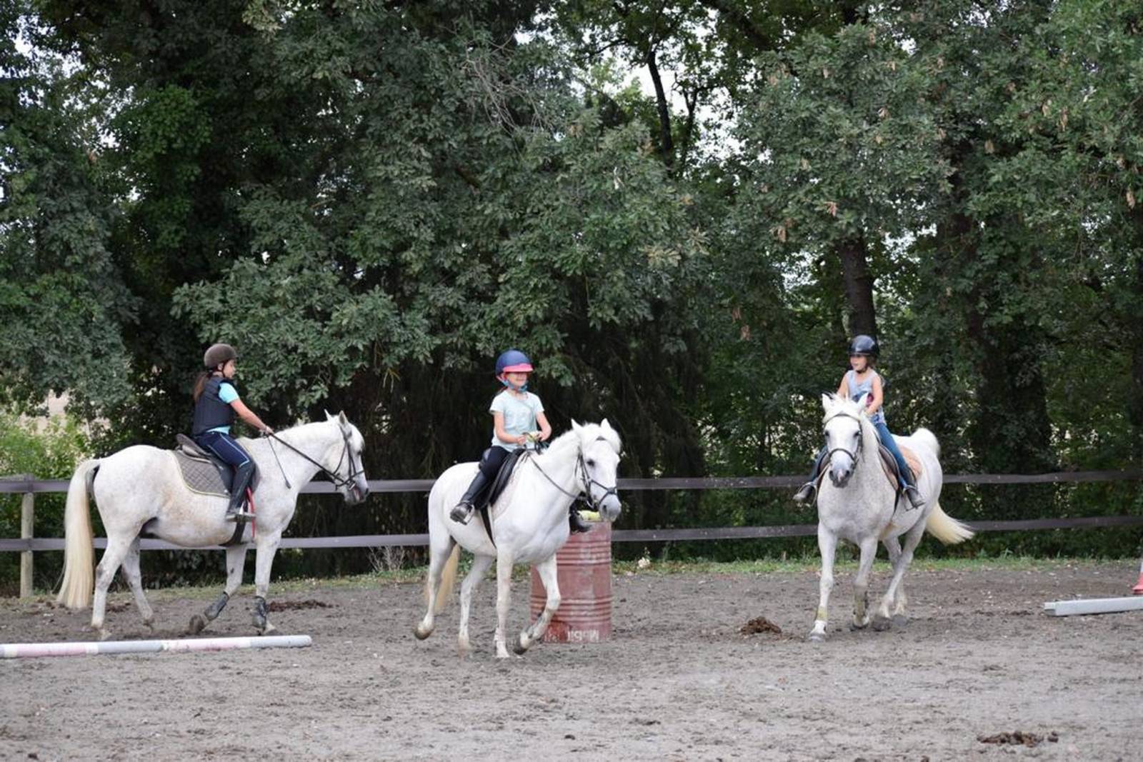 Cours au Centre équestre de Fleyres