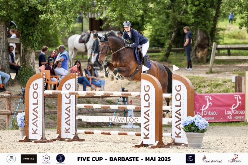 Indigo de Fleyres en action sur le GP 125 – Un double sans-faute qui confirme son potentiel.