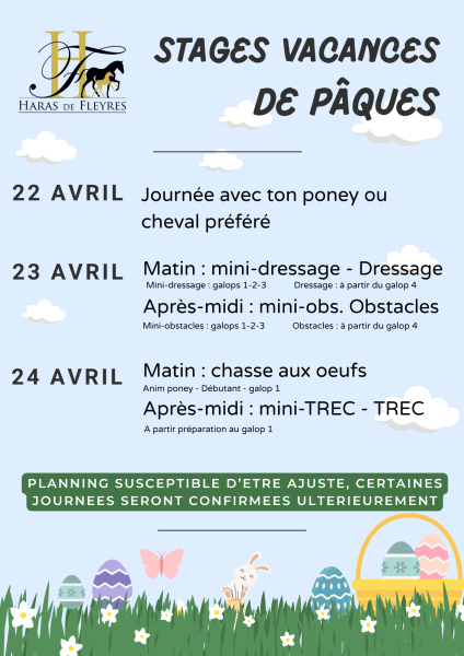 Première semaine de stage