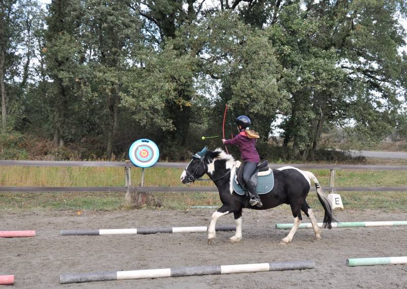 Tir à l'arc au galop